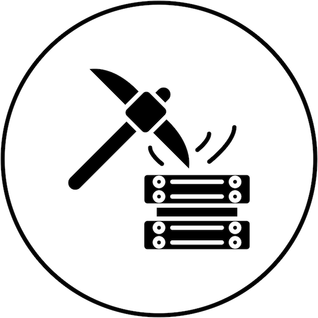 Data Mining icon vector image Can be used for Big Data