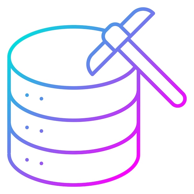 data mining vector icon can be used for data analytics iconset