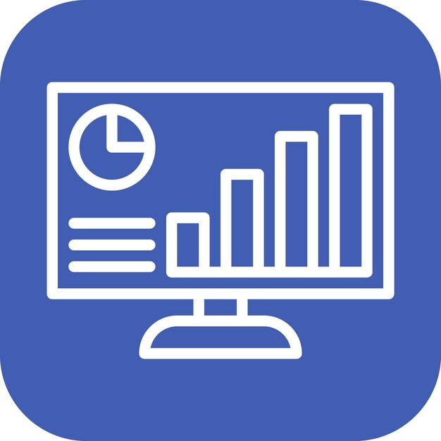 data monitoring icon vector image can be used for product management