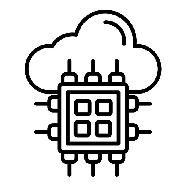 Data Processing Line Illustration