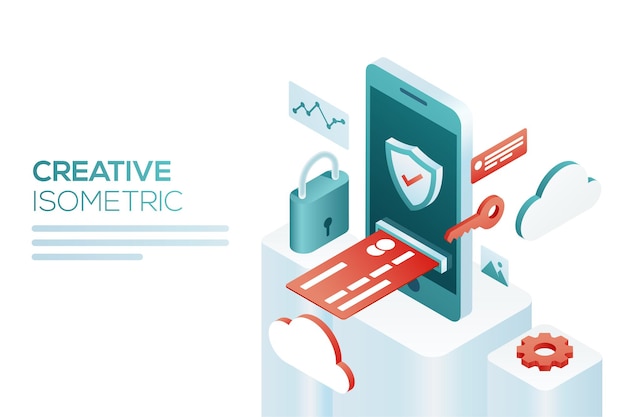 Data protection concept. Software access data as confidential.