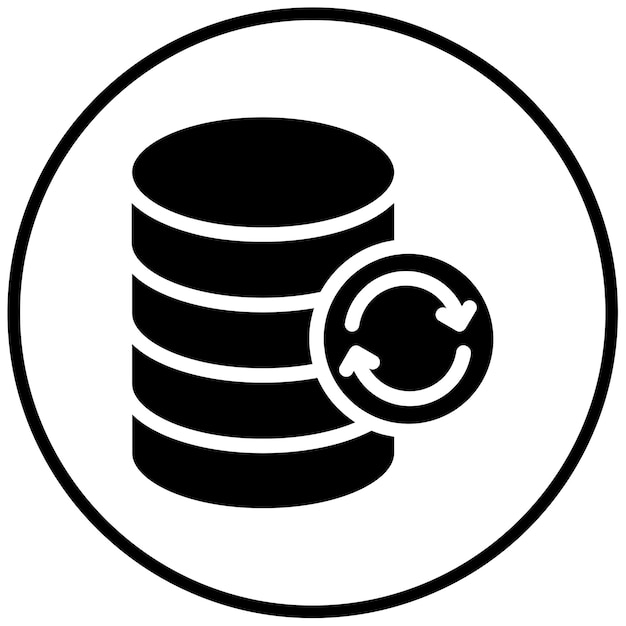 Data Refresh Vector Illustration