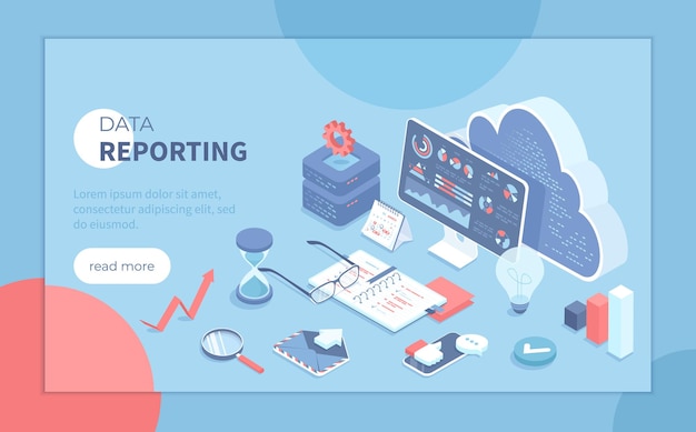 Data reporting analysis analytics auditing Data monitoring and marketing Graphs and charts on t