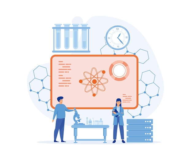 Data Scientist concept with character Can use for web banner infographics hero images
