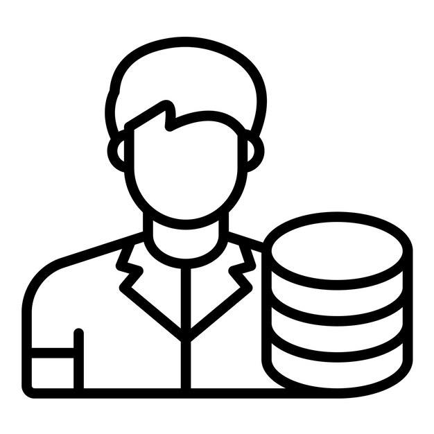 Data Scientist Vector Illustration Style