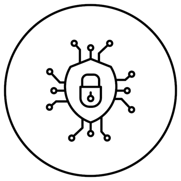Data Security icon vector image Can be used for Computer Programming