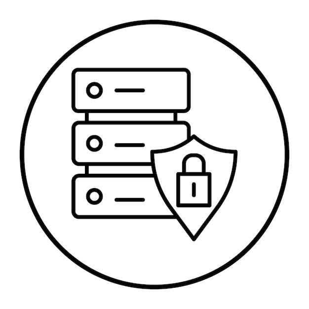Data Security Vector Illustration