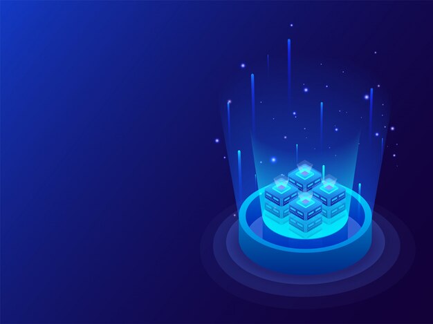 Data Storage Concept.