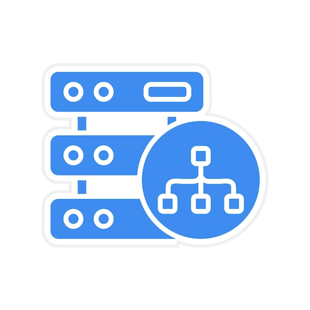 Database Architecture icon vector image Can be used for Data Analytics