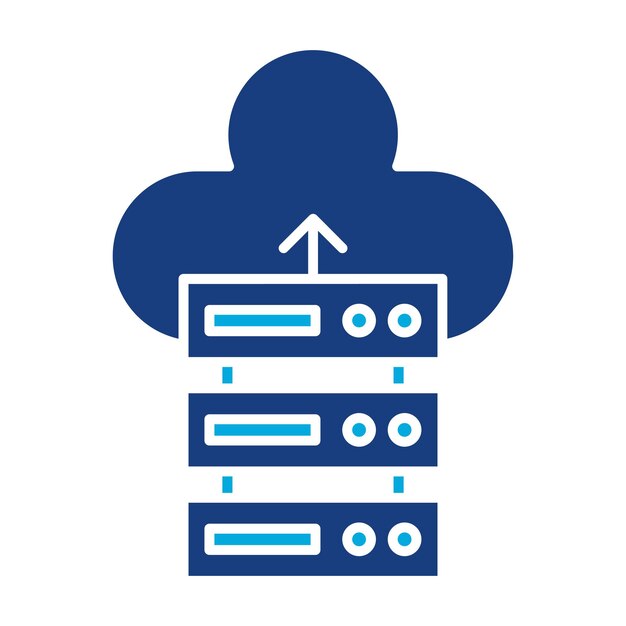 Database Backup Duotone Illustration