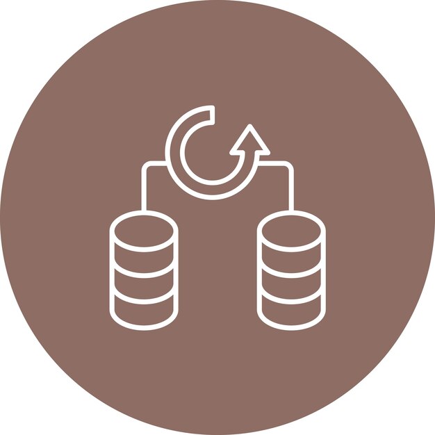 Database Backup icon vector image Can be used for Web Hosting