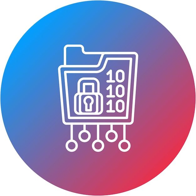 Database Encryption icon vector image Can be used for Web Hosting