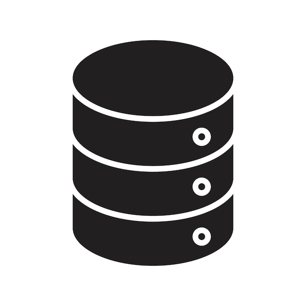 Database icon Line Art Logo set