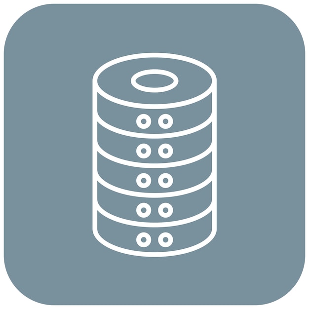 Database icon vector image Can be used for User Interface