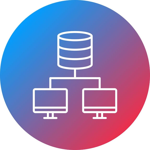Database Network icon vector image Can be used for Web Hosting