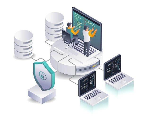 database server data processing team