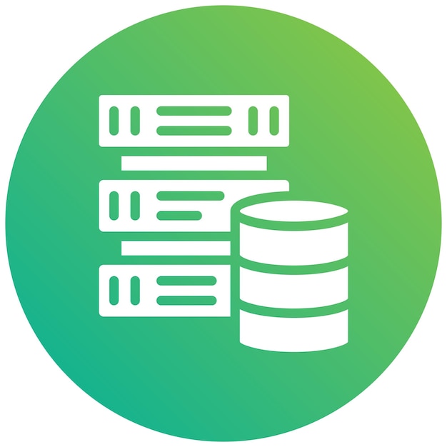 Database Vector Icon Design Illustration
