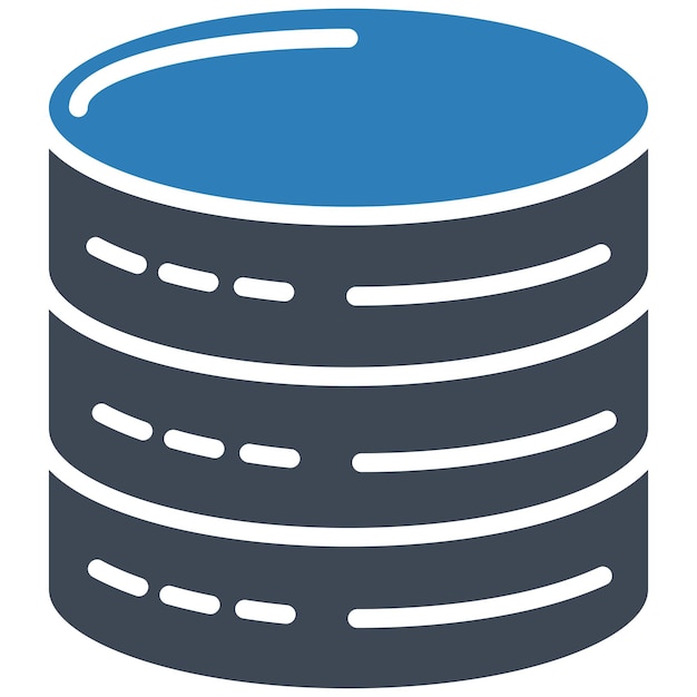 Database Vector Illustration Style