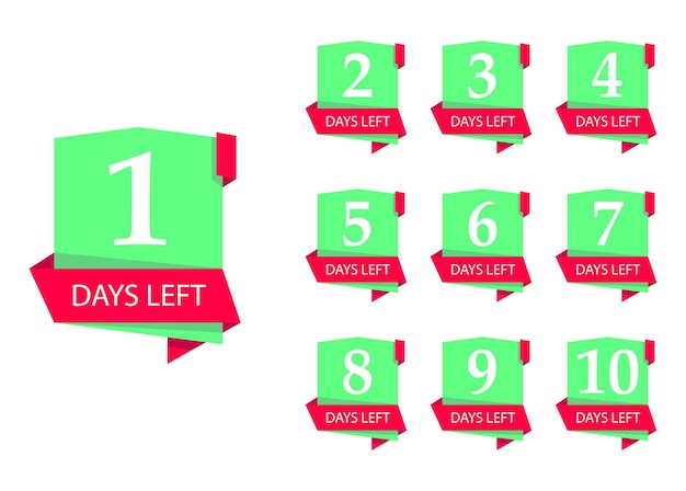 Day left, countdown, timer, count