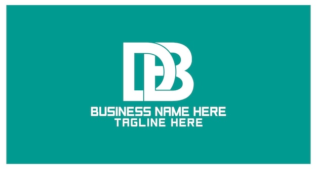 DB Initial Letter Logo design vector template for Corporate Business Identity