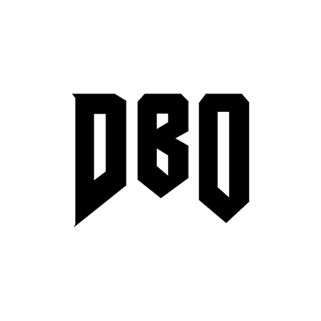 DBO letter logo design for technology company DBO logo design black and white color combination DBO logo DBO vector DBO design DBO icon DBO alphabet DBO typography logo design