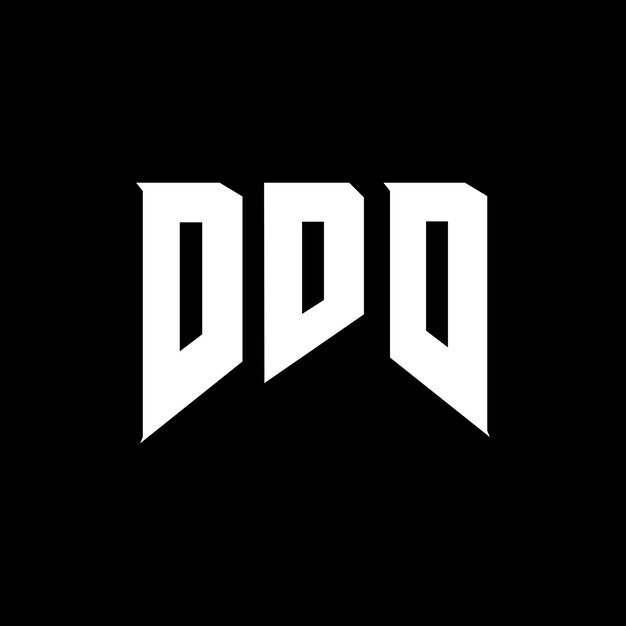 DDD-logon suunnittelu teknologiayritykselle. DDD-logo, mustavalkoinen väriyhdistelmä. DDD-logo, DDD-vektori, DDD-design, DDD-ikoni, DDD-aakkosto, DDD-typografia, logon suunnittelu