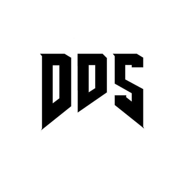 DDS letter logo design for technology company DDS logo design black and white color combination DDS logo DDS vector DDS design DDS icon DDS alphabet DDS typography logo design