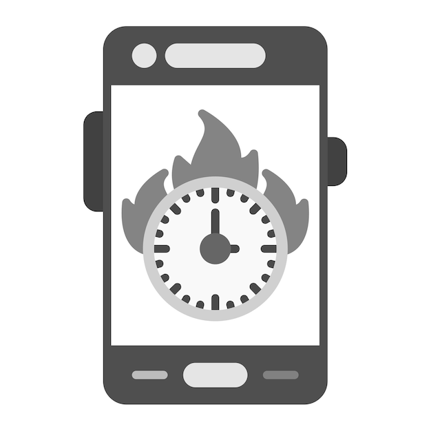 deadline icon vector image can be used for mobile app development