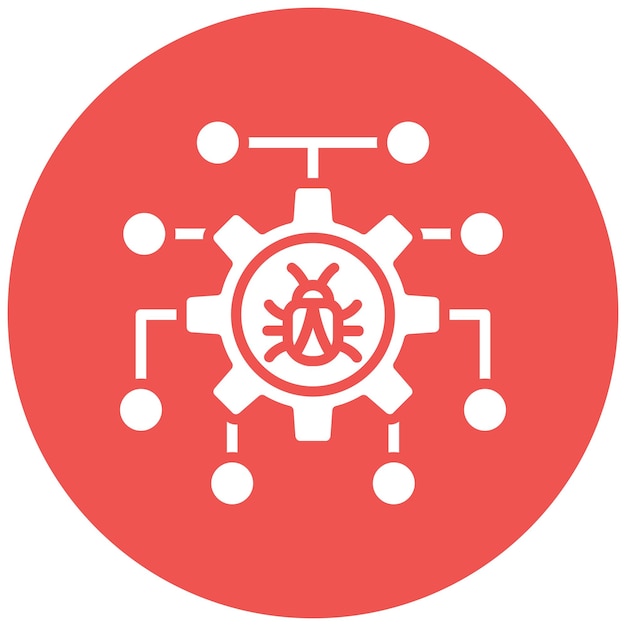 Debug Vector Illustration Style