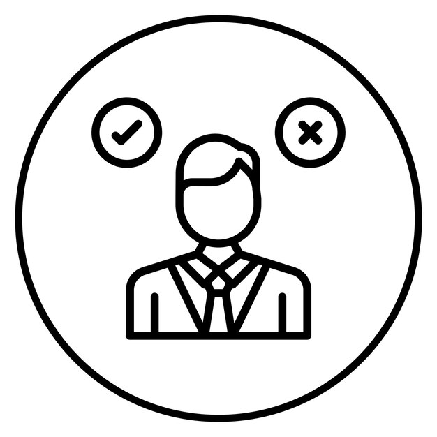 Decision Making icon vector image Can be used for Action Plan