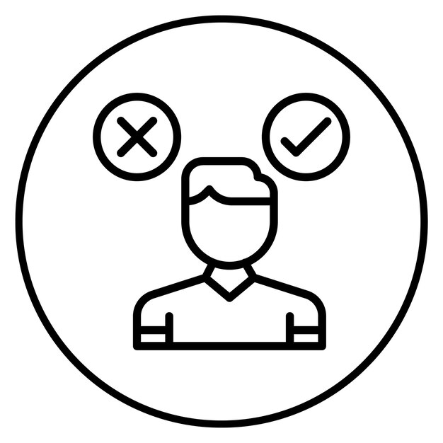 Decision Making icon vector image Can be used for ADHD