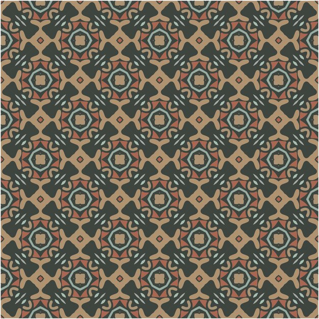 Decorative seamless pattern design mnimalist style