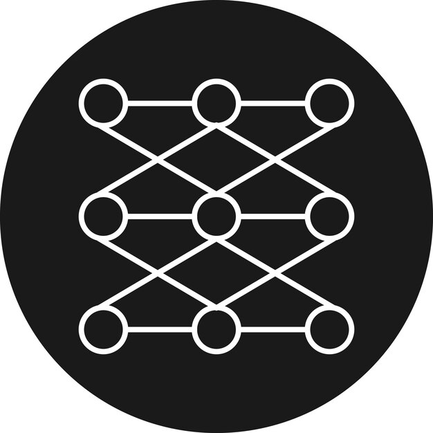 Deep Learning vector icon Can be used for Data Analytics iconset