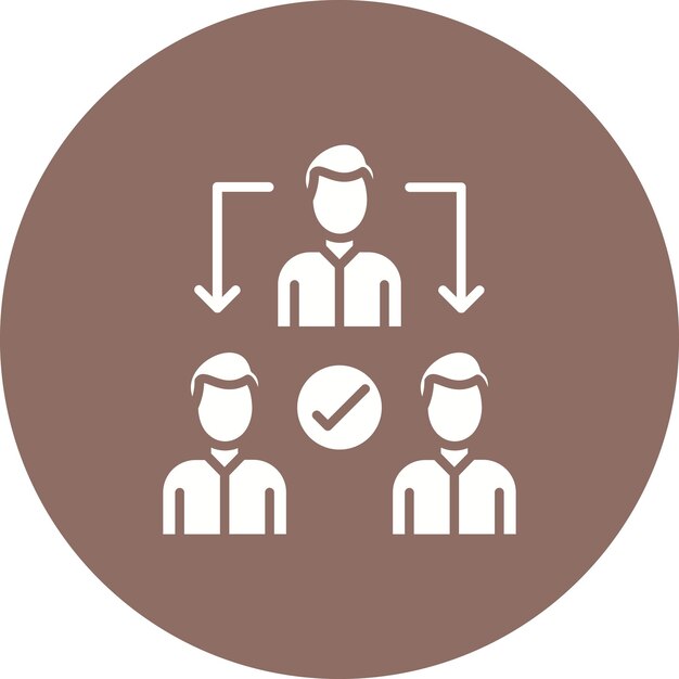 Delegate icon vector image Can be used for Productivity