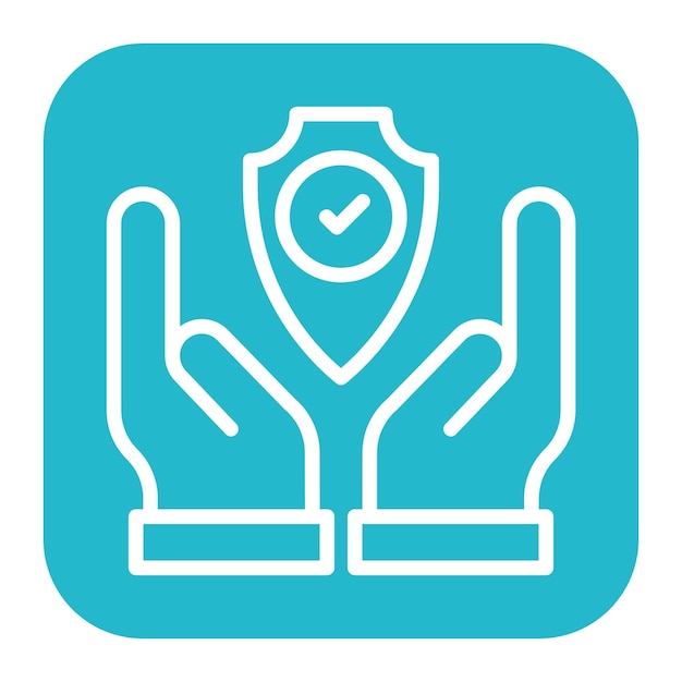 dependability icon vector image can be used for core values