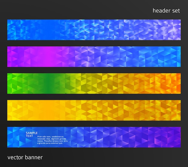 design element background website header horizontal banner12