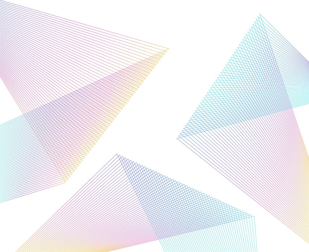 design element curved sharp corners wave many lines abstract vertical broken stripes on white background isolated creative line art vector illustration eps 10 colors line created using blend tool
