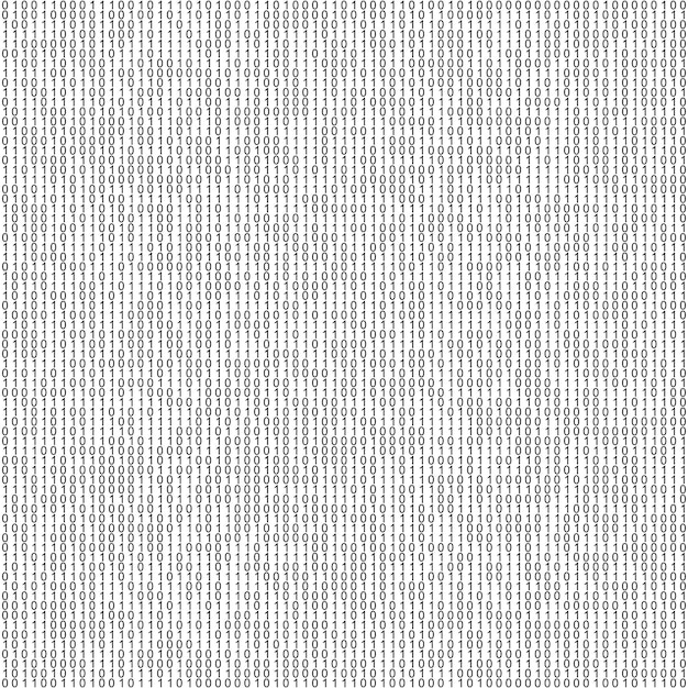 Design elements Binary computer code halftone pattern dark background Vector illustration eps 10 frame with Digital data cryptography texture for technology electronic network algorithm