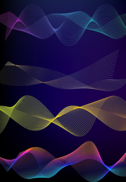 Design elements business presentation template Vector illustration vertical web banners background backdrop glow light effect EPS 10 for web template web site page presentation neon disco club
