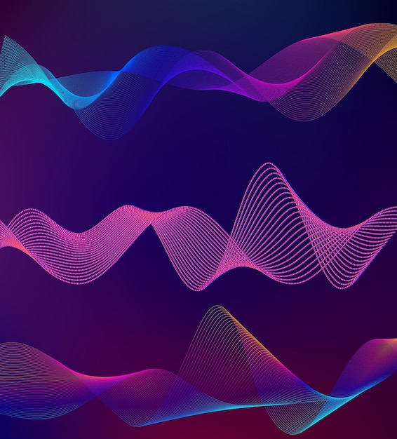 Design elements business presentation template Vector illustration vertical web banners background backdrop glow light effect EPS 10 for web template web site page presentation neon disco club