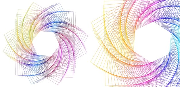 Design elements Frame circle elegant border Abstract Circular logo element on white background isolated Creative art Vector illustration EPS 10 digital for promotion new product