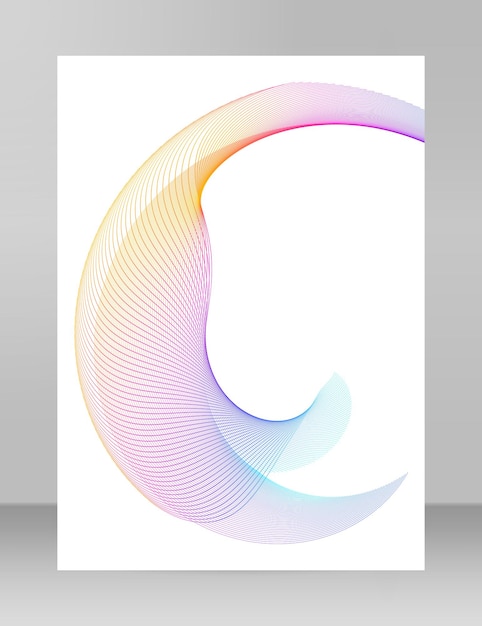 design elements ring circle elegant frame border abstract circular logo element on white background isolated