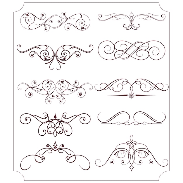 design elements shapes patterns icons and textures vector art collection