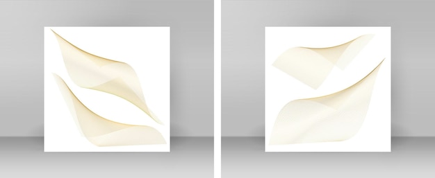 design elements wave of many black lines circle twist abstract wavy stripes on white background isolated