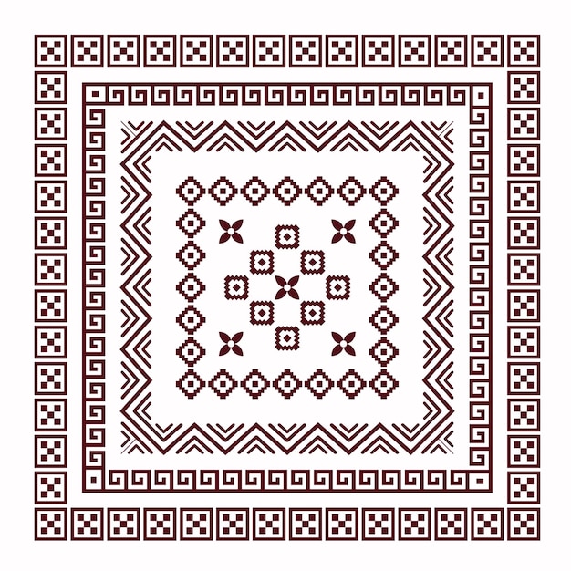 Design pattern scarf untuk textile