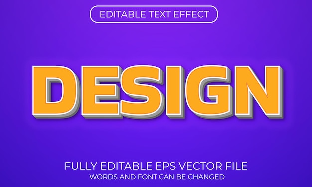 Design text effect