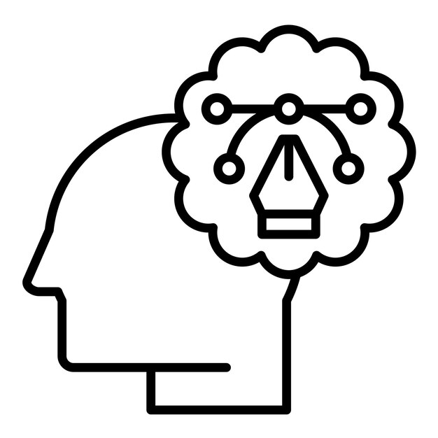 Design Thinking Line Illustration
