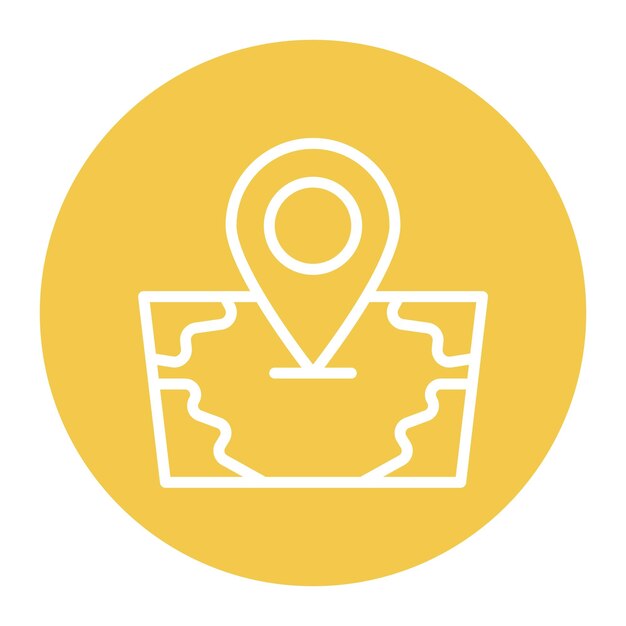 Destination icon vector image Can be used for Adventure