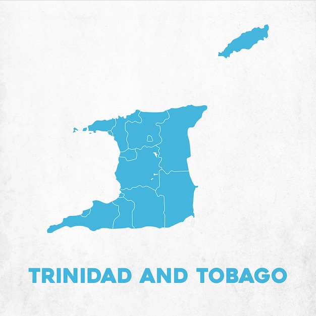 detailed trinidad and tobago map