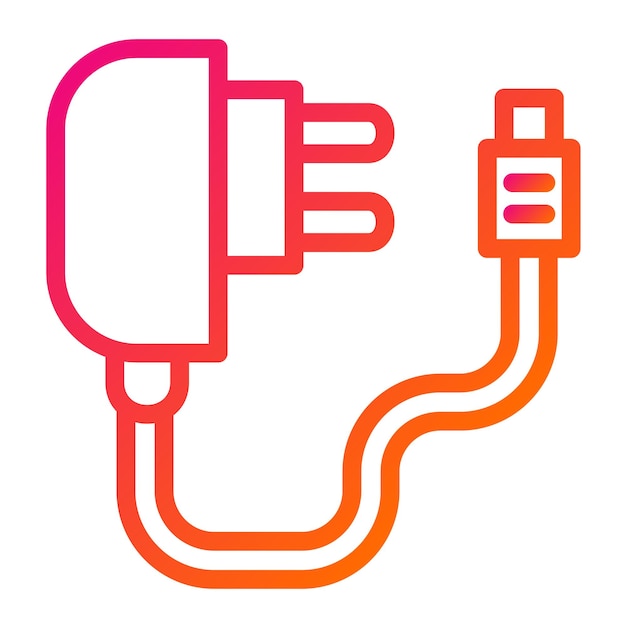 Device Plug Vector Icon Design Illustration